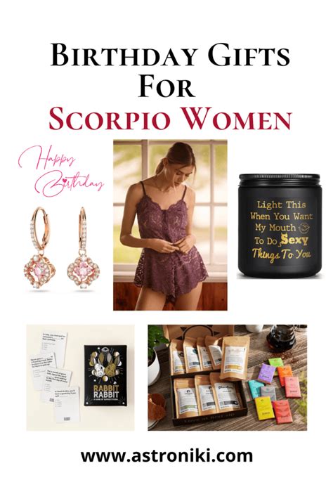 birthday gifts for scorpio woman|scorpio gifts for women.